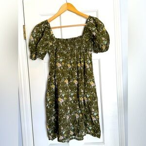Tory Burch Smocked Mini Dress